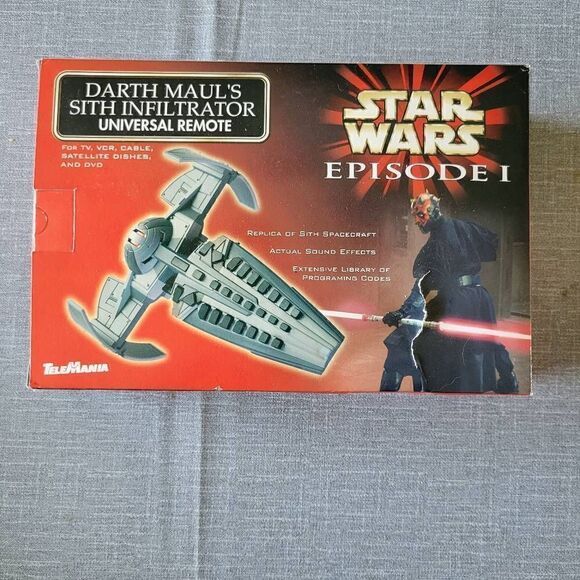 Darth Maul’s Sith Infiltrator Universal Remote Control - Star Wars Episode 1 - Picture 1 of 2